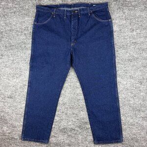 Rustler Blue Jeans 40 x 30 Straight Leg     # 0003